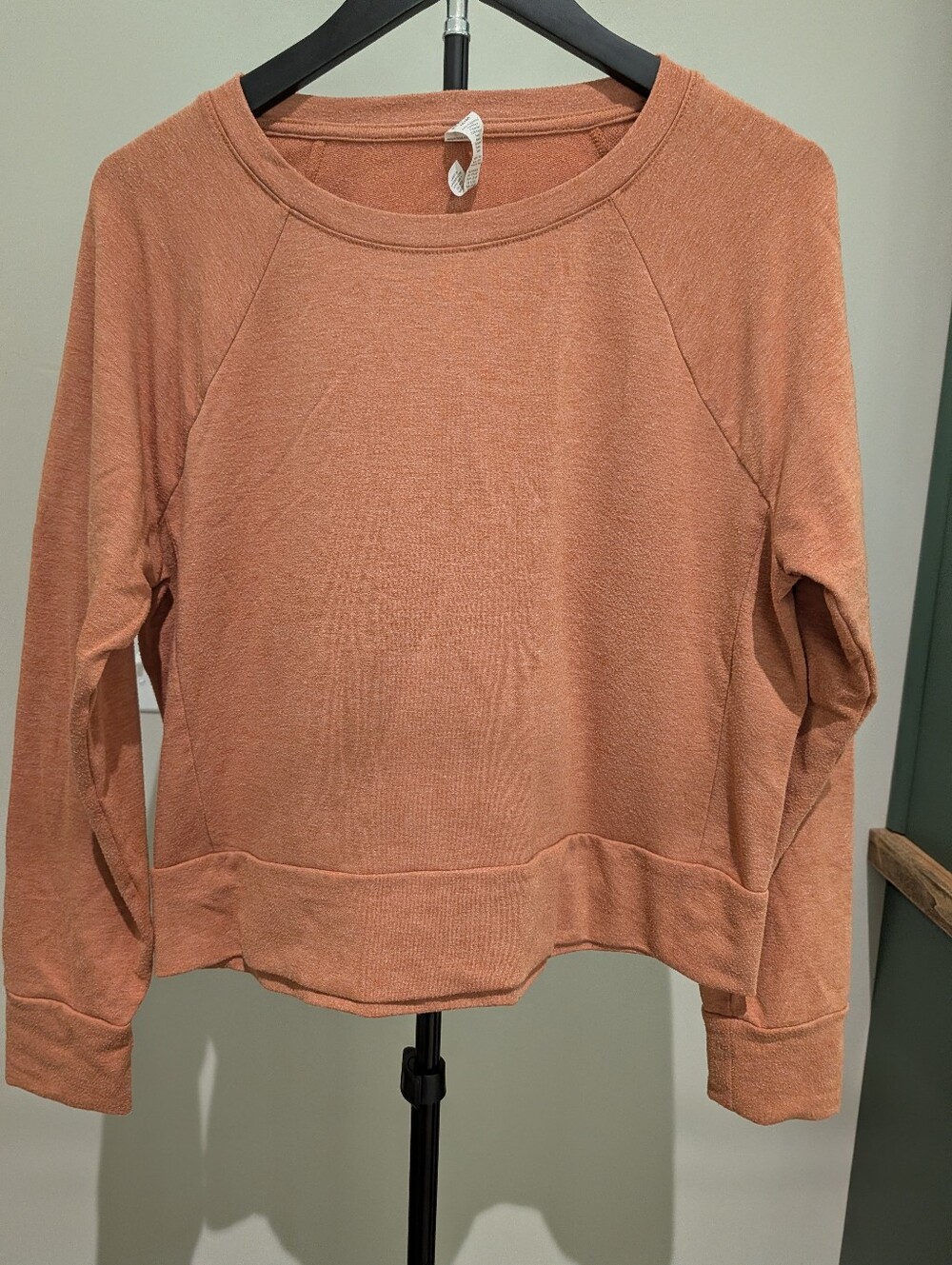 RBX Women's Rust Orange Crewneck Short Top